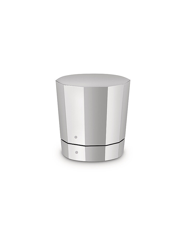 Tapón para botella de champÔn 5cm EUGENIA Diseño Naoto Fukasawa Acero inoxidable plata