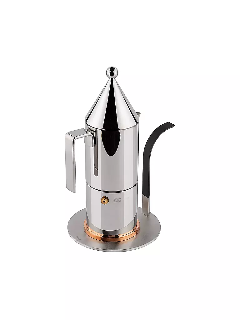 ALESSI | Adaptador de inducción LITTLE HELPER de acero inoxidable | Plata