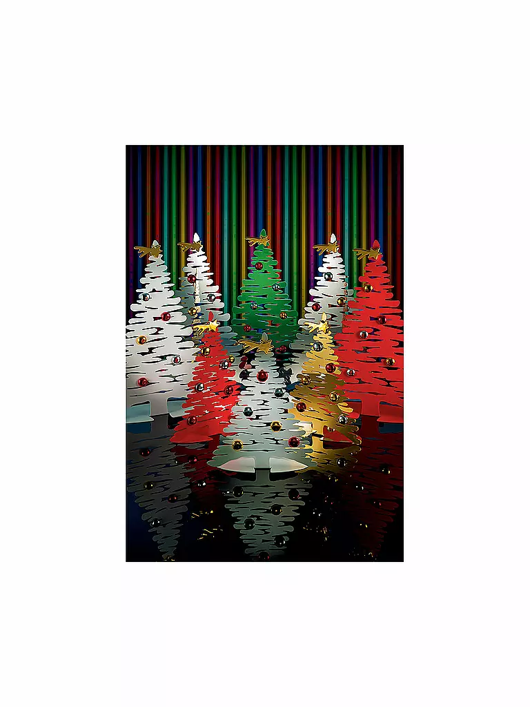 ALESSI | Adorno navideño Árbol Bark | Oro