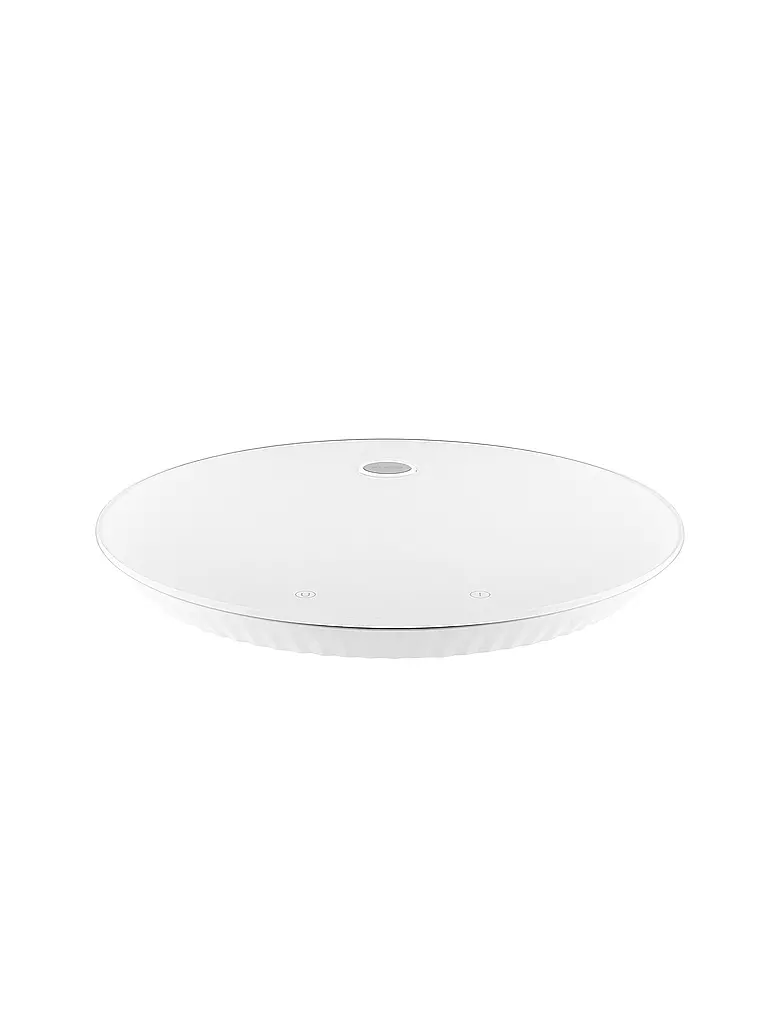 ALESSI | Báscula de cocina digital Plisse Resina termoplástica / Blanco | Blanco