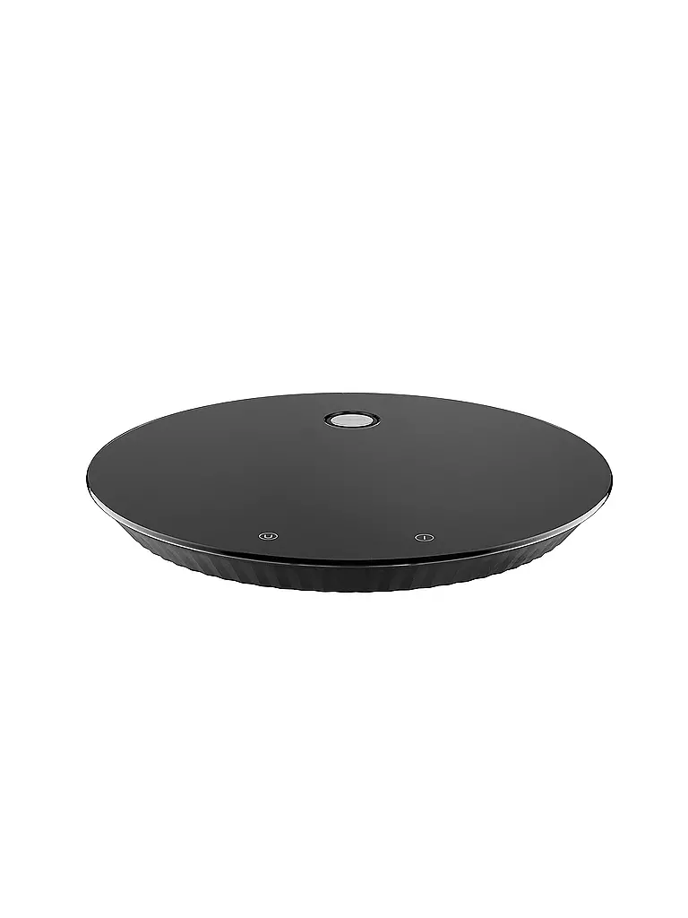 ALESSI | Báscula de cocina digital Plisse Resina termoplástica / Negro | Negro