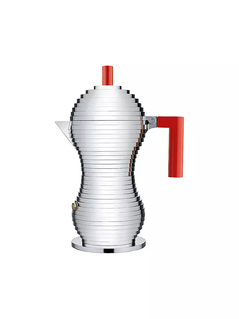 ALESSI | Cafetera exprés "Pulcina" 6 tazas | Plata