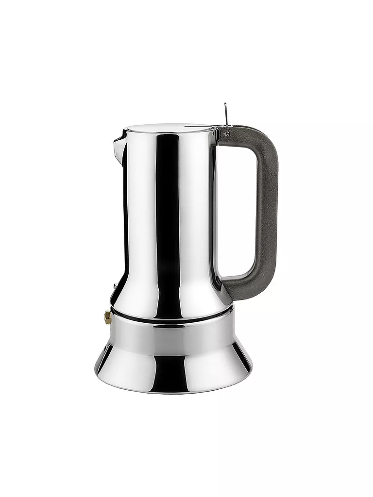 ALESSI | Cafetera exprés / 6 tazas | Plata