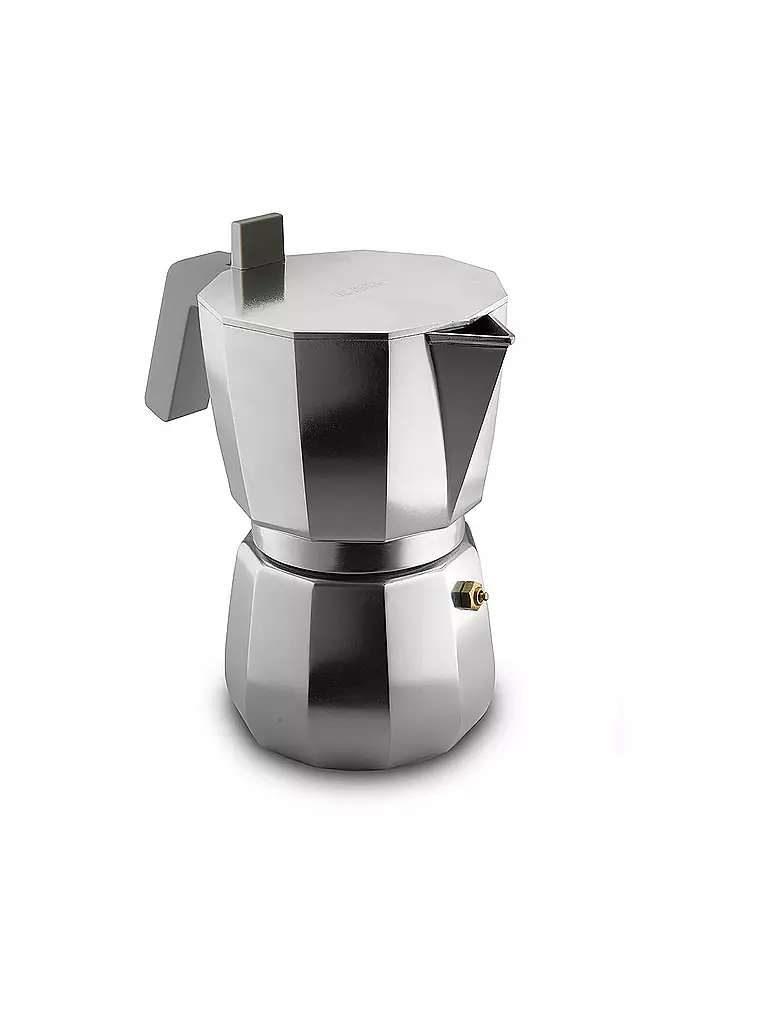 ALESSI | Cafetera exprés Moka (9 tazas) | Plata