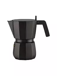 ALESSI | Cafetera exprés Moka 6 tazas negro | Negro