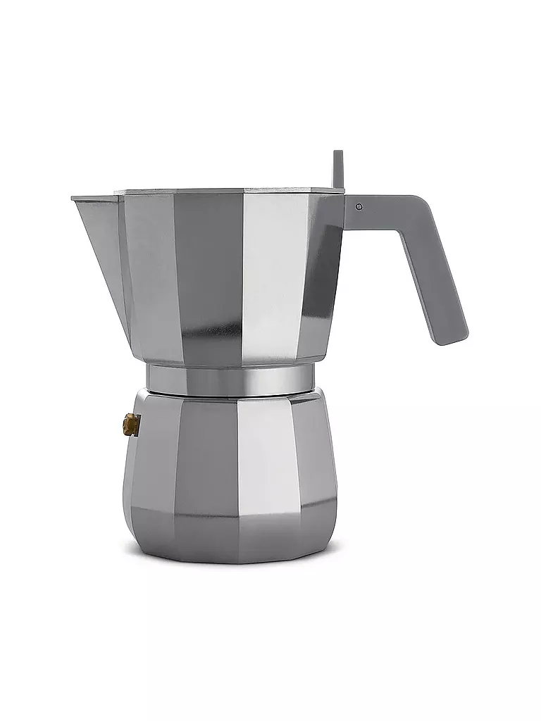 ALESSI | Cafetera exprés Moka 6 tazas | Gris