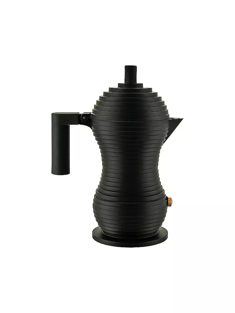 ALESSI | Cafetera exprés Pulcina Black Alu/Negro 1 Taza | Negro