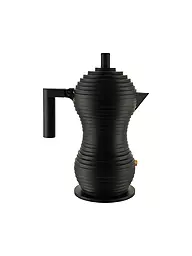 ALESSI | Cafetera exprés Pulcina Black Alu/Negro 3 tazas | Negro