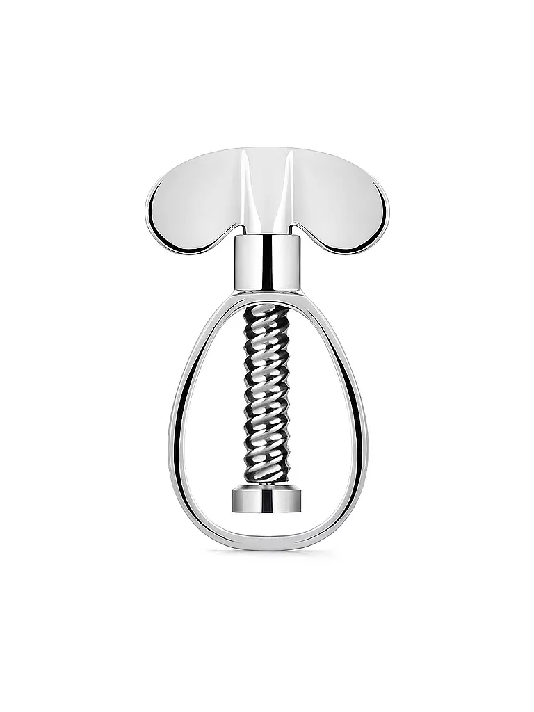 ALESSI | Cascanueces Farfalla 11cm Acero inoxidable / Blanco | Plata