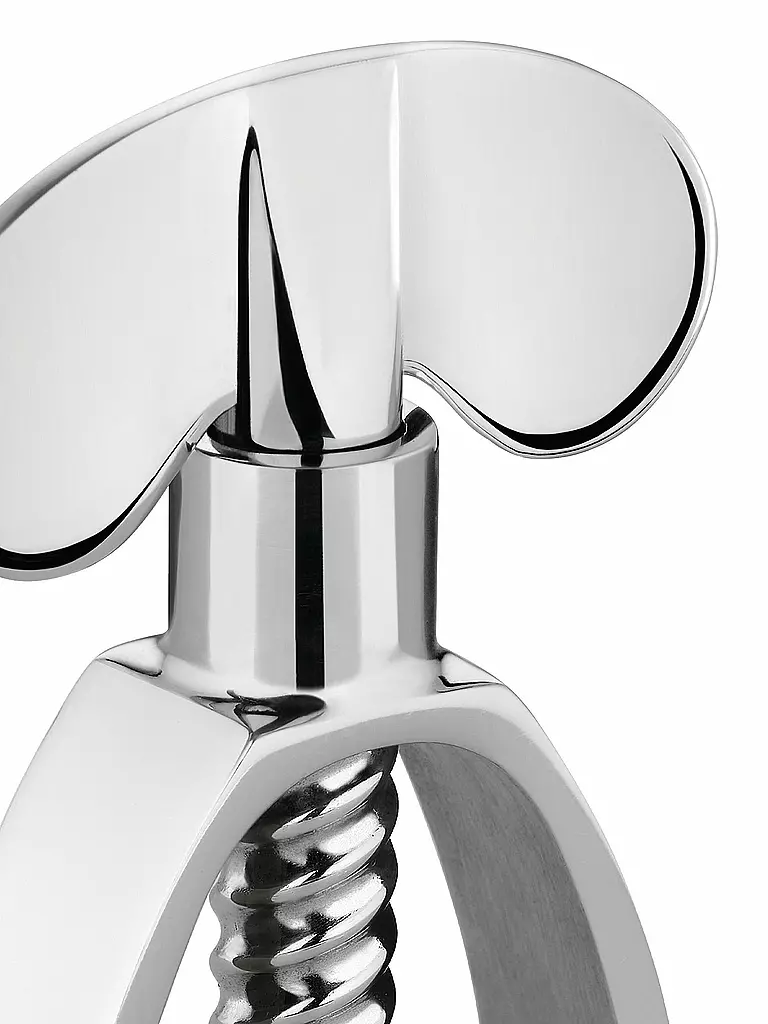 ALESSI | Cascanueces Farfalla 11cm Acero inoxidable / Blanco | Plata