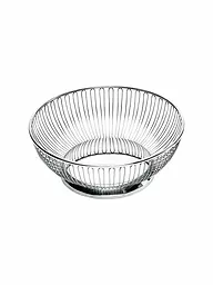ALESSI | Cesta de alambre redonda de 20 cm de acero inoxidable | Plata