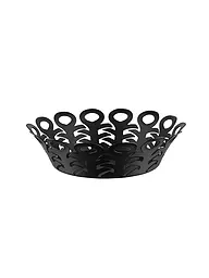 ALESSI | Cesta de alambre VIMINI 22cm Acero inoxidable Epoxi. Negro | Negro