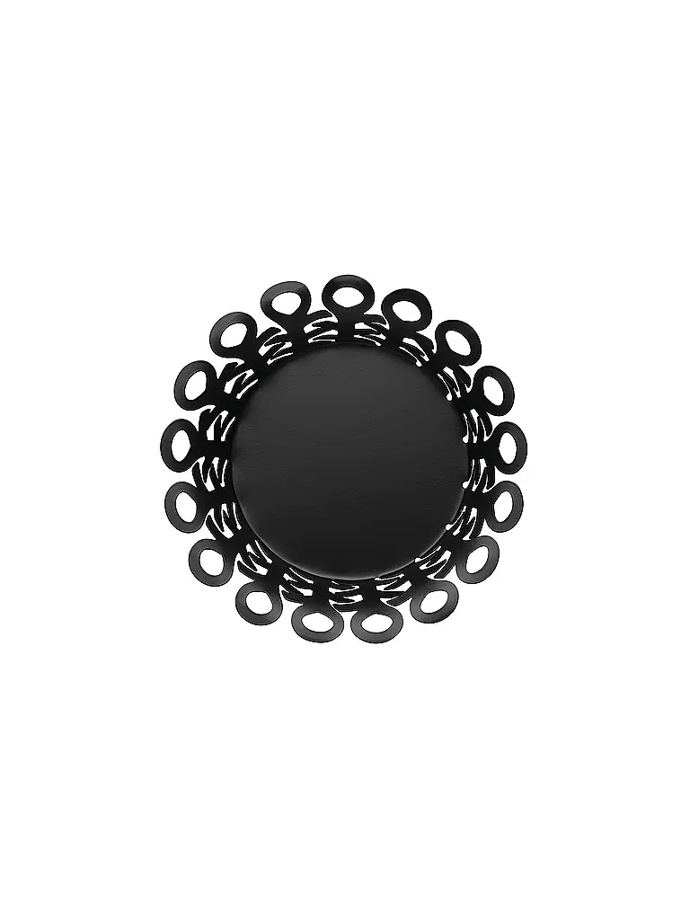 ALESSI | Cesta de alambre VIMINI 22cm Acero inoxidable Epoxi. Negro |