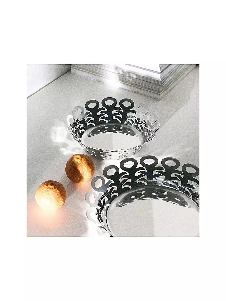 ALESSI | Cesta de alambre VIMINI 22cm Acero inoxidable | Plata