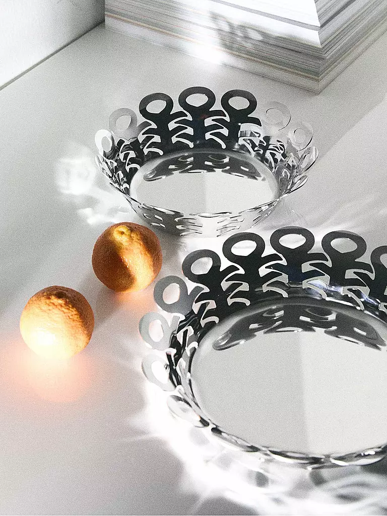 ALESSI | Cesta de alambre VIMINI 27cm Acero inoxidable | Plata