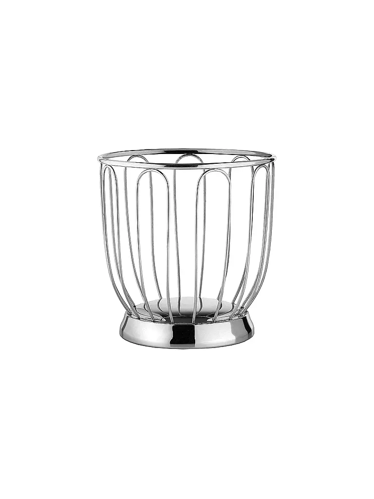 ALESSI | Cesta de cítricos de 19 cm de acero inoxidable | Plata