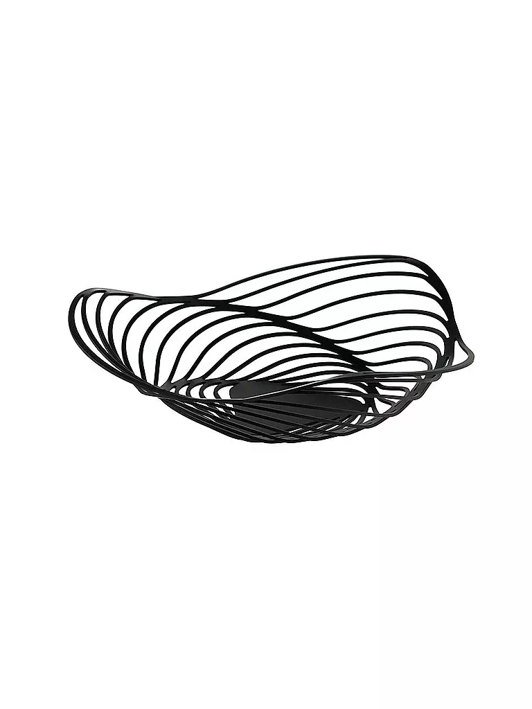 ALESSI | Cesta Trinity 26cm | Negro