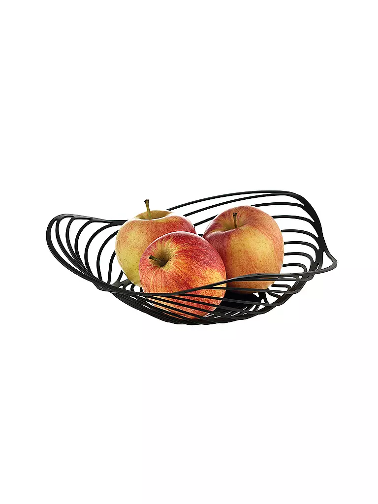ALESSI | Cesta Trinity 26cm | Negro