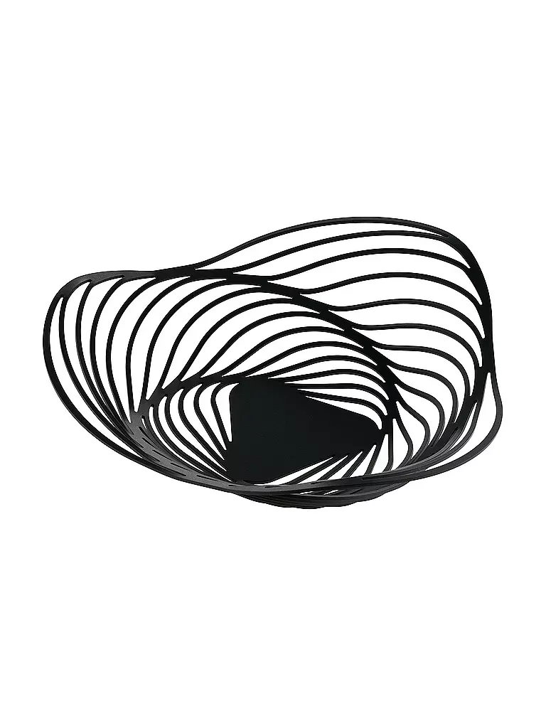 ALESSI | Cesta Trinity 26cm | Negro