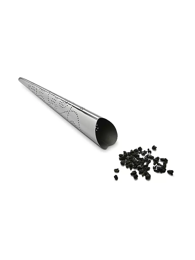 ALESSI | Colador de té You de acero inoxidable | Plata