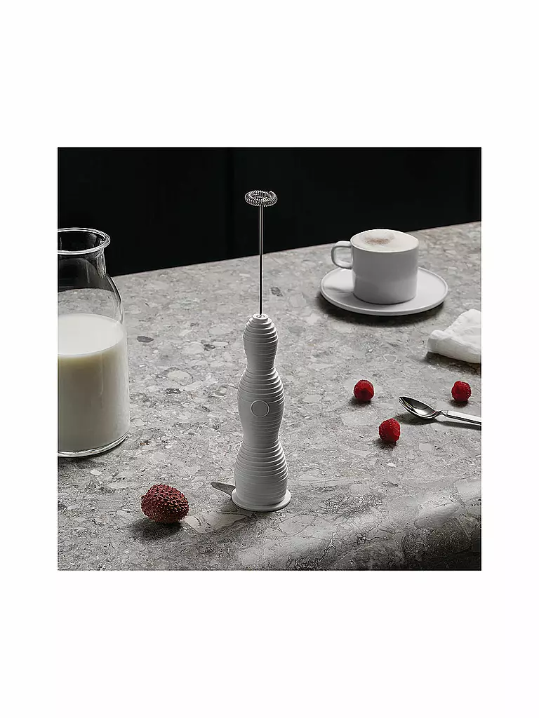 ALESSI | Espumador de leche Pulcina Blanco | Blanco