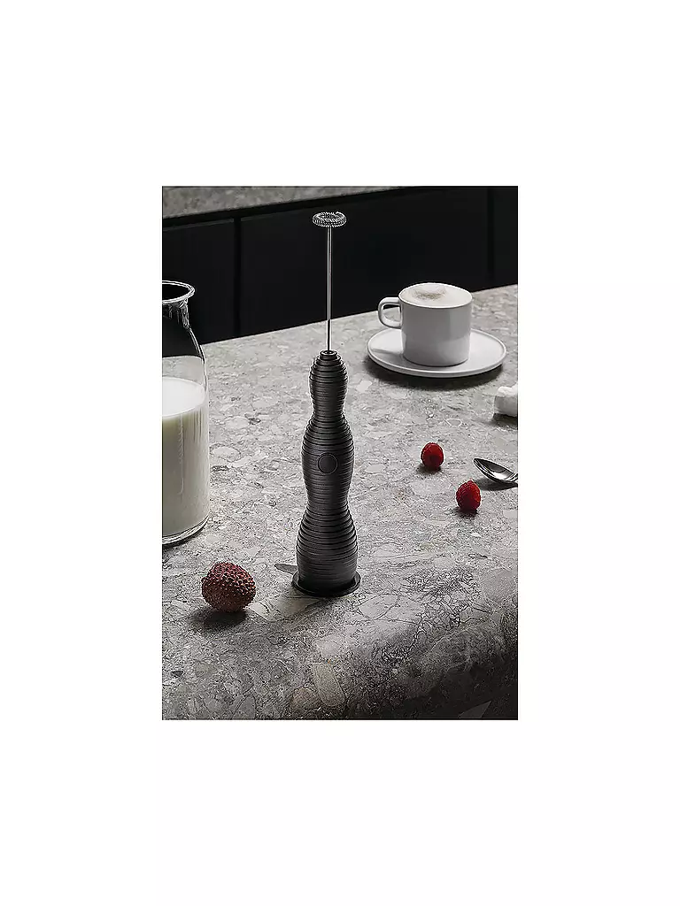 ALESSI | Espumador de leche Pulcina Negro | Negro
