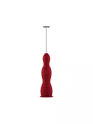 ALESSI | Espumador de leche Pulcina Blanco | Rojo