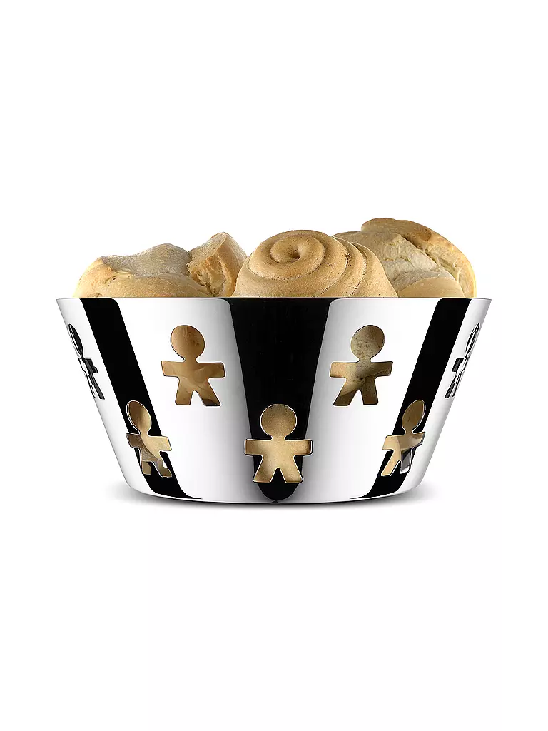 ALESSI | Frutero GIRODONTO 20cm Acero inoxidable | Plata