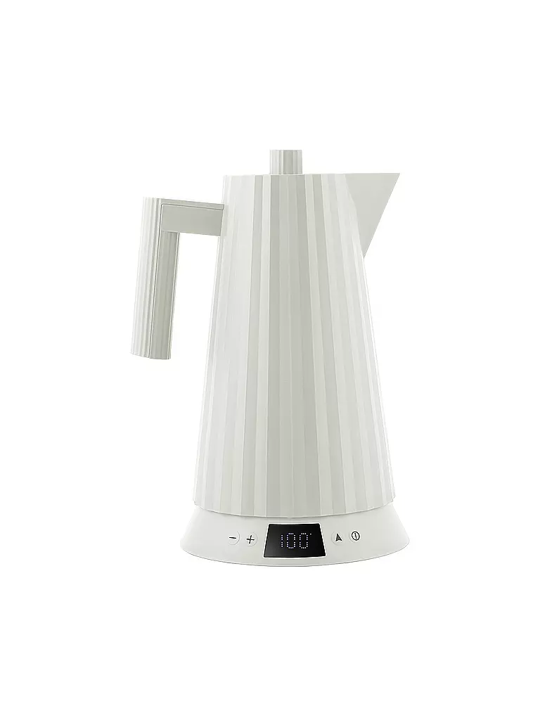 ALESSI | Hervidor de agua 1,7 l Plissee Th. Harz / Blanco | Blanco