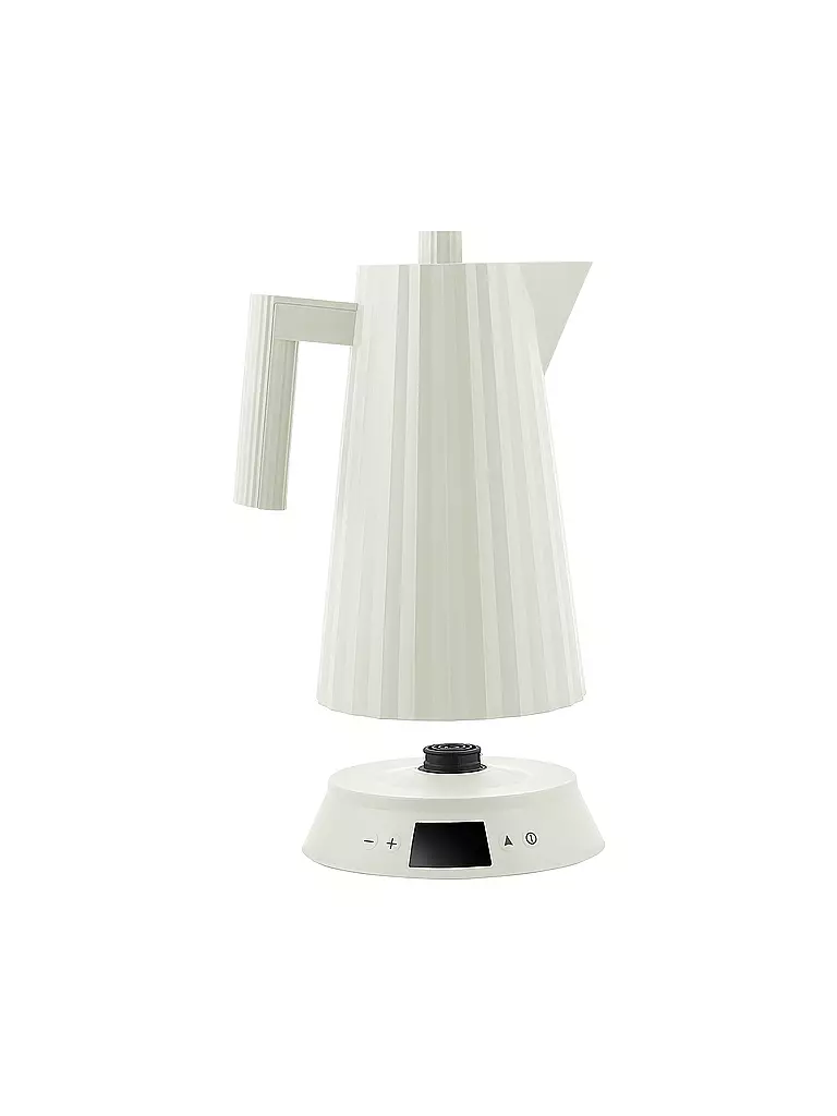ALESSI | Hervidor de agua 1,7 l Plissee Th. Harz / Blanco | Blanco