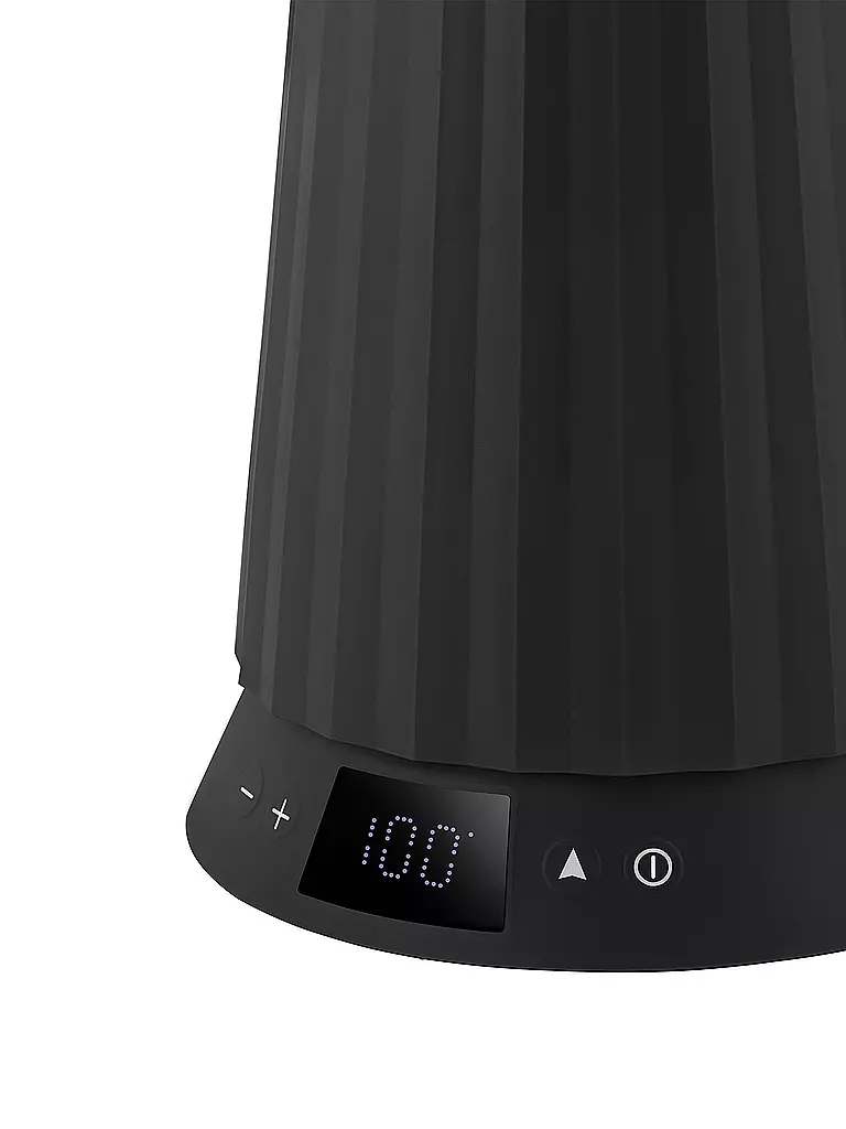 ALESSI | Hervidor de agua 1,7 l Plissee Th. Harz / Negro | Negro