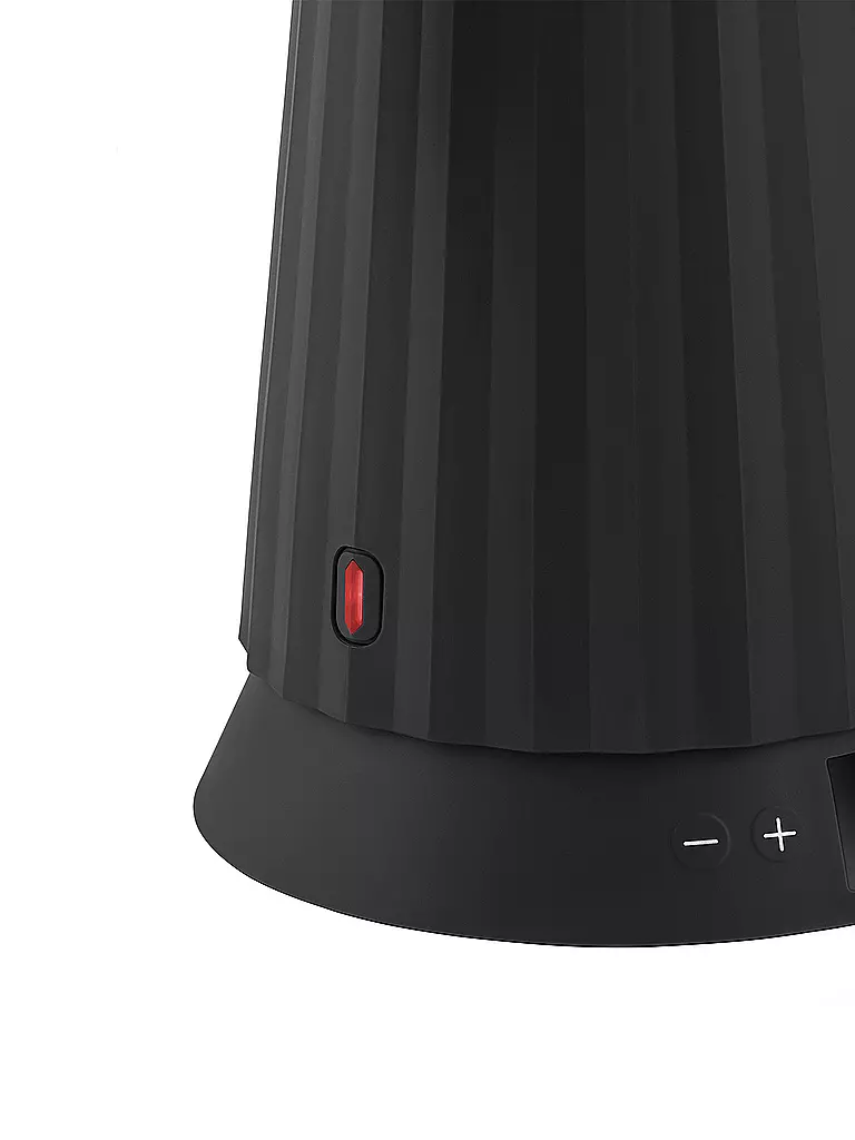 ALESSI | Hervidor de agua 1,7 l Plissee Th. Harz / Negro | Negro