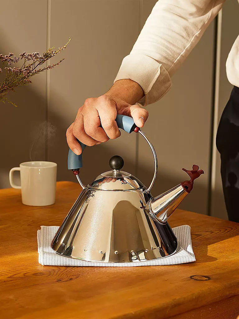 ALESSI | Hervidor de agua 2L (acero inoxidable) | Plata