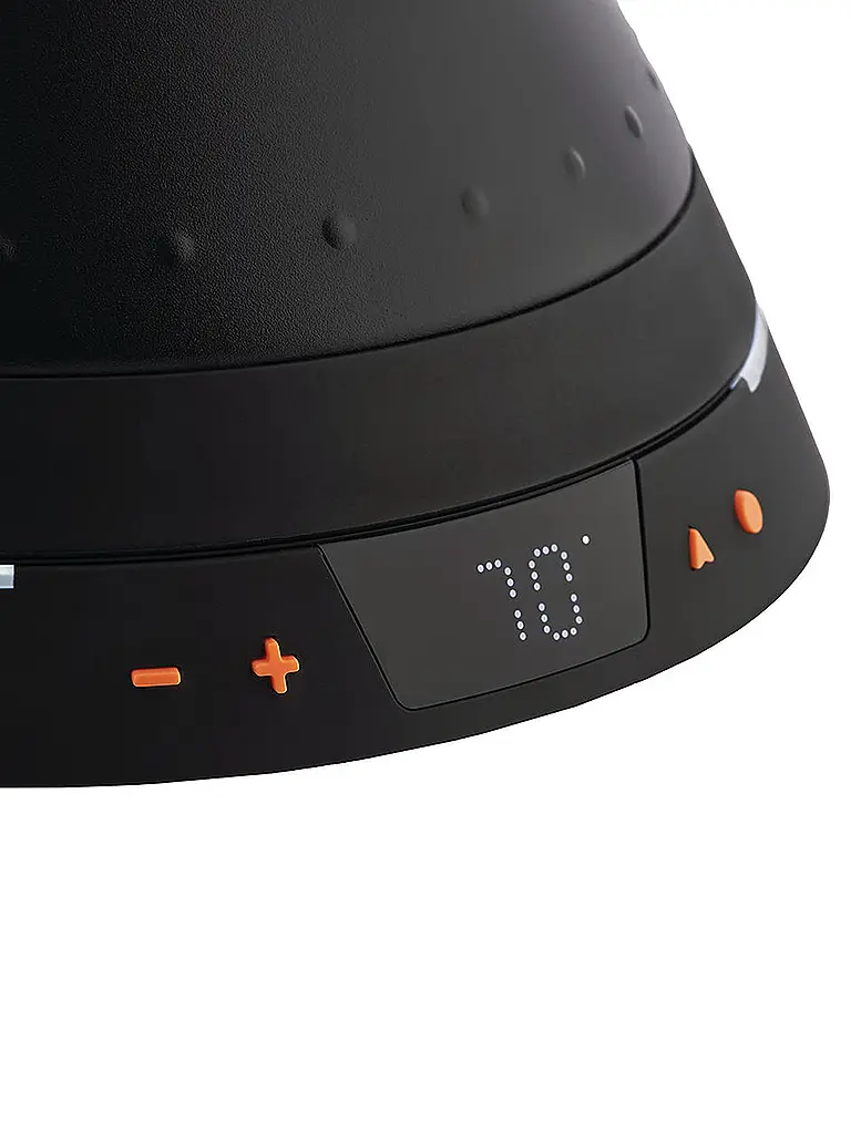 ALESSI | Hervidor de agua eléctrico 1,5 l Michael Graves acero inoxidable negro | Negro