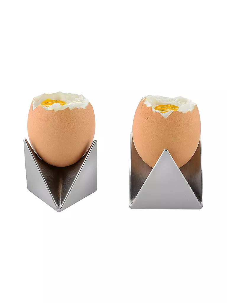 ALESSI | Huevera Roost de 2 unidades 4,5 cm | silber