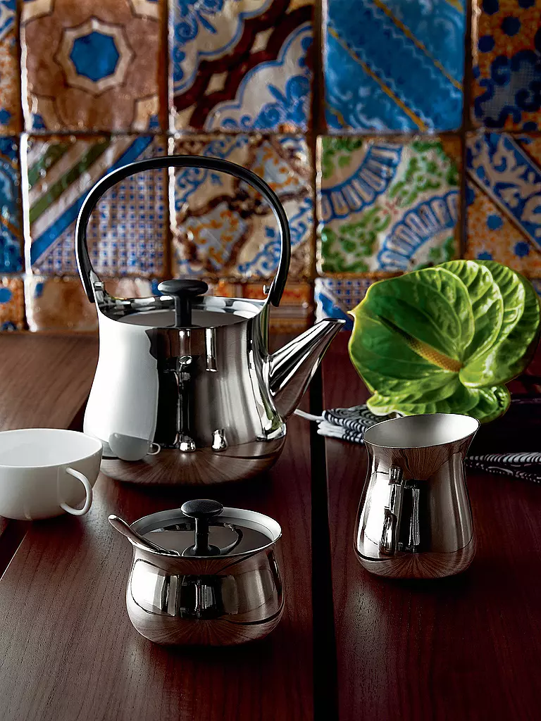 ALESSI | Jarra para leche Cha 210ml Acero inoxidable | Plata