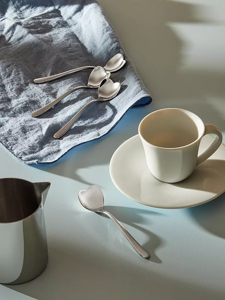 ALESSI | Juego de 4 cucharillas de café | silber