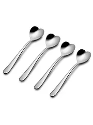ALESSI | Juego de cucharillas de café de 4 piezas de 10 cm | Plata