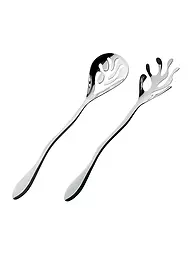 ALESSI | Juego de servir ensalada Mediterraneo de acero inoxidable | Plata
