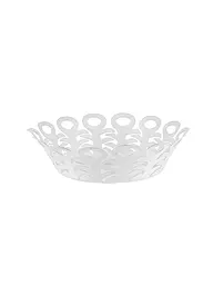 ALESSI | Korbschale VIMINI 22cm Edelstahl Epoxi. Blanco | Blanco