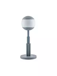 ALESSI | Lámpara de mesa Aldo Rossi Alu Gris Cristal | Gris claro