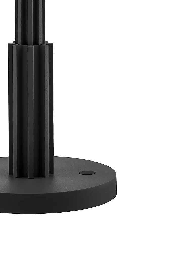 ALESSI | Lámpara de mesa Aldo Rossi Alu Negro Cristal | Negro