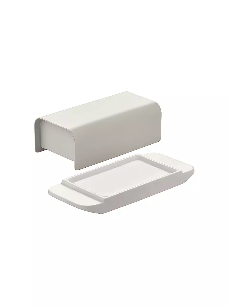 ALESSI | Mantequillera Mattina 9,5cm Gris Cálido | Gris claro