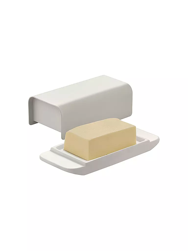ALESSI | Mantequillera Mattina 9,5cm Gris Cálido | Gris claro