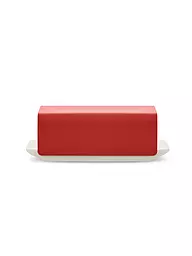 ALESSI | Mantequillera Mattina 9,5cm Gris Cálido | Rojo