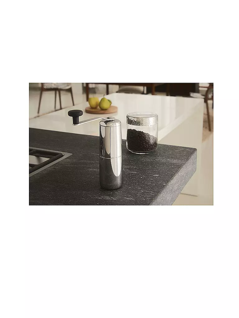 ALESSI | Molinillo de café SLOW COFFEE 21,5cm Acero inoxidable | Plata