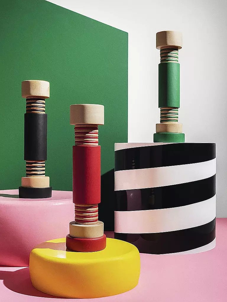 ALESSI | Molinillo de sal / pimienta 25cm Rojo / Natural | Rojo