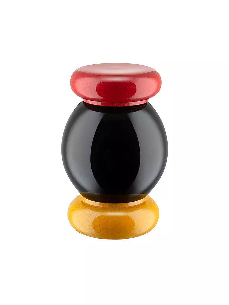 ALESSI | Molinillo de sal/pimienta de madera de haya de 11 cm | Multicolor