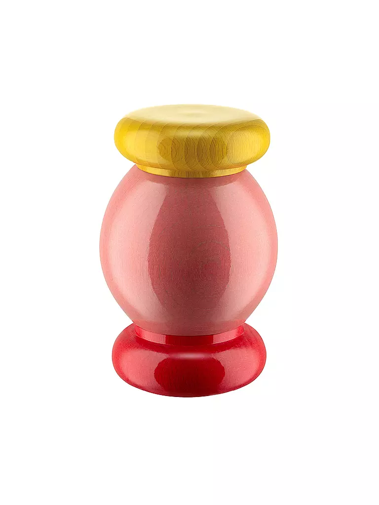 ALESSI | Molino de sal/pimienta de madera de haya de 11 cm | Multicolor
