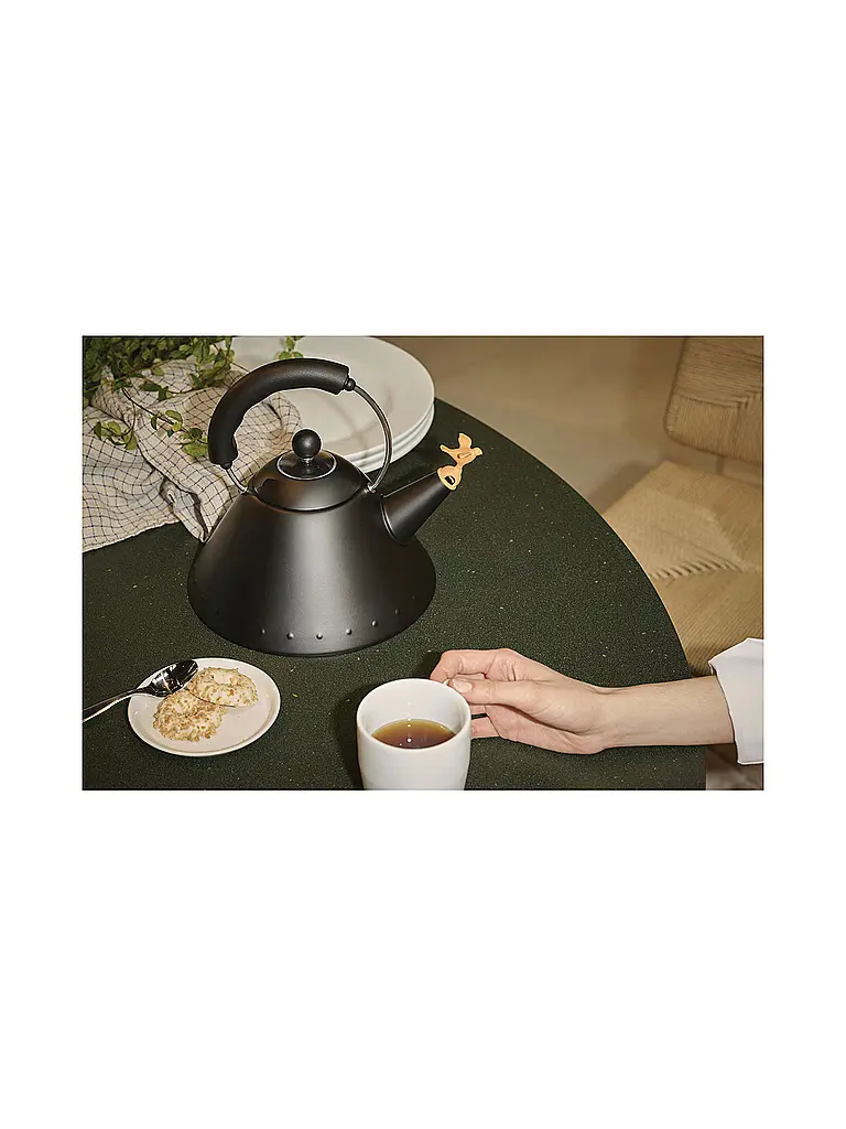 ALESSI | Nombre del producto: Hervidor de agua 2l Michael Graves Negro | 